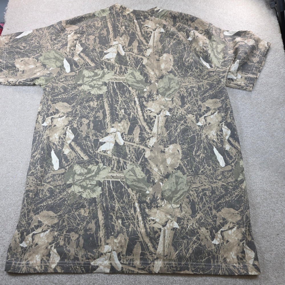 Rock Salt Brooklyn Originals T-Shirt Mens 2X Camo Real Tree Embroidered Logo - Picture 3 of 9
